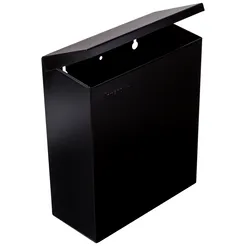 Стінний кошик для гігієнічних відходів об'ємом 7 літрів, чорний