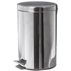 ECO 12 l trash can stainless steel gloss