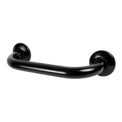 Straight handrail for disabled 500 mm black