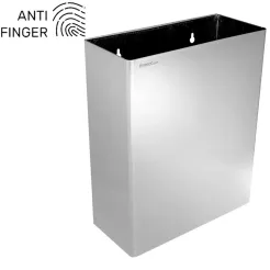 Cubo de pared 23 l acero inoxidable mate HIT Antifinger