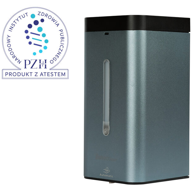 Automatyczny bezdotykowy dozownik środków dezynfekcyjnych 1 l MED Pro graphite