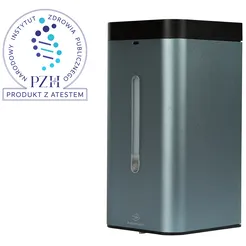 Automatisk beröringsfri dispenser för desinfektionsmedel 1 l MED Pro grafit.