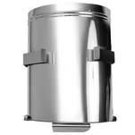 Podblatowy kosz na śmieci Faneco 30 l, stal matowa - 3