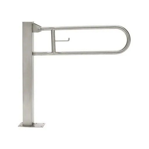 Foldable grab bar with column for disabled people 700 mm SN M
