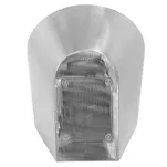 Faneco wall-hung urinal, matte steel - 6