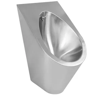 Hängendes Urinal Faneco, mattierter Stahl