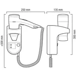 Suszarka hotelowa do włosów - wymiary