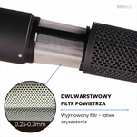 Uscător de păr Faneco Tivano 1500W Gri - 9