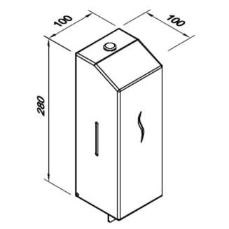 Dozownik mydła w pianie - wymiary