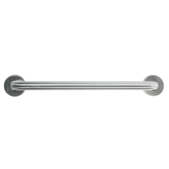 Straight handrail 450 mm matte stainless steel