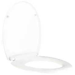 Asiento de inodoro blanco ABS