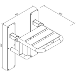 Siedzisko prysznicowe dla niepełnosprawnych - wymiary