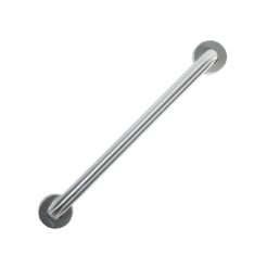 Straight handrail 600 mm matte stainless steel