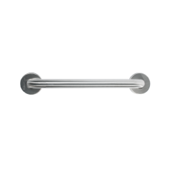 Straight handrail 300 mm matte stainless steel