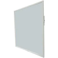Miroir basculant en acier inoxydable mat de 700 x 500 mm