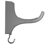 Uchwyt do suszarki do włosów Faneco Tivano, grafitowy - 2