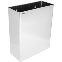 Cubo de pared 23 l acero inoxidable mate