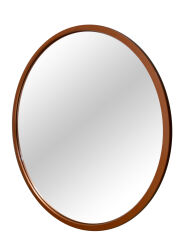 Faneco Scandi wall-mounted bathroom mirror copper 800 x 800 mm